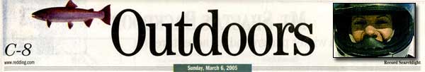 Redding, California's Record Searchlight, Sunday, March 6, 2005